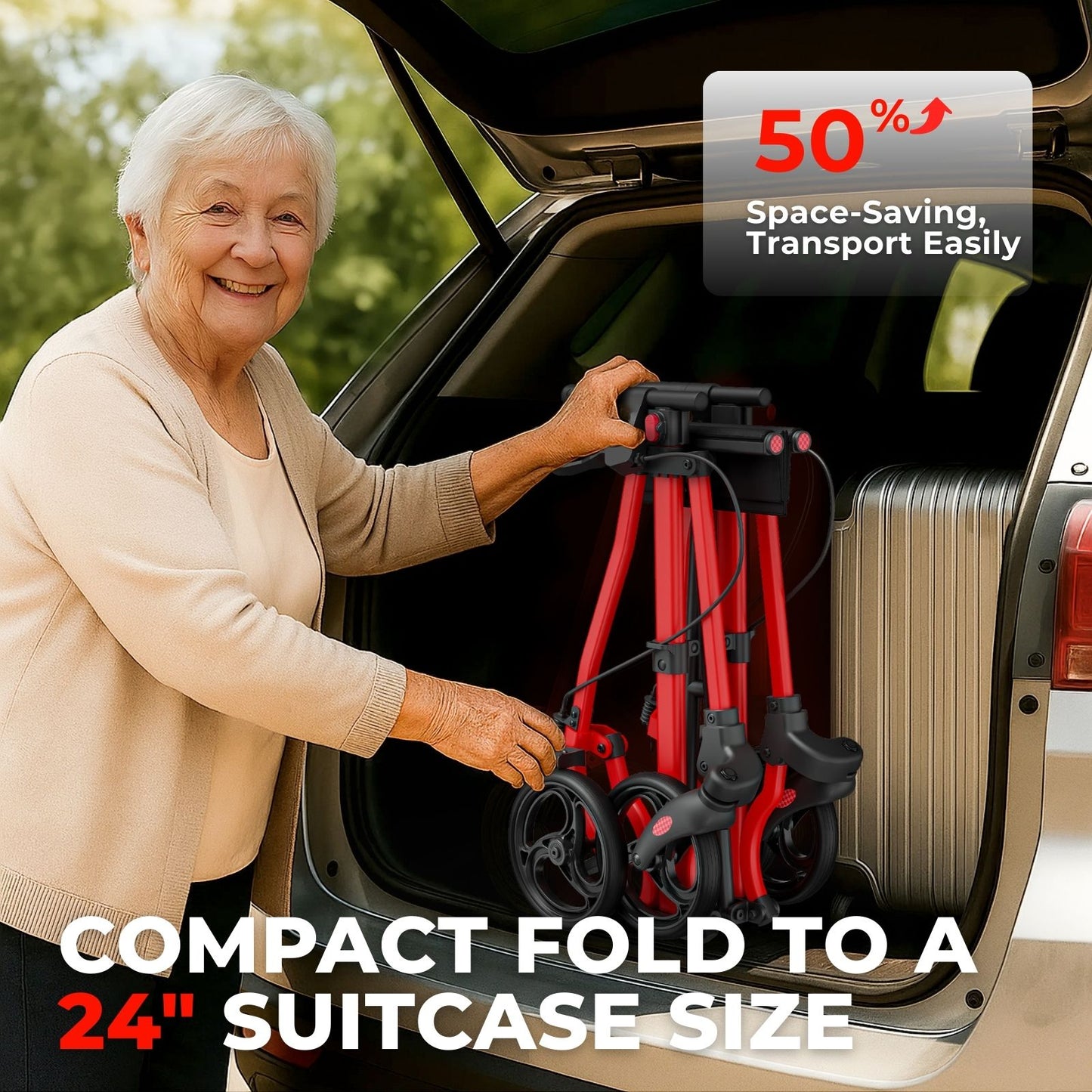 Compact Master Rollator Walker