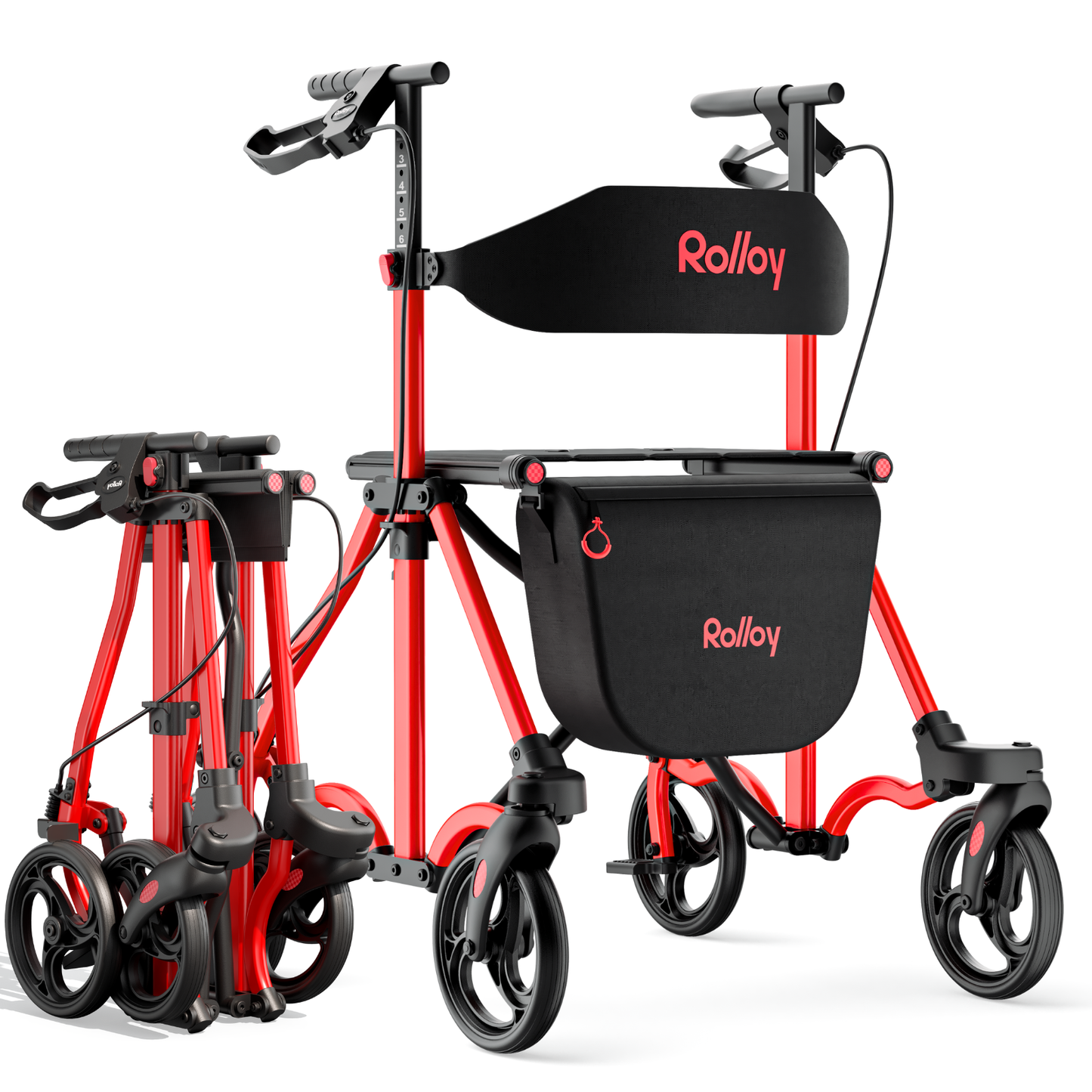 Compact Master II Rollator Walker with Seat, 2026 New Model