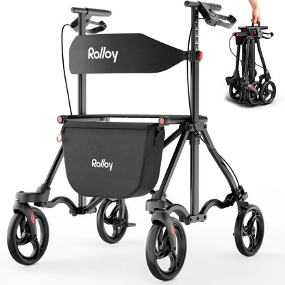 Compact Master II Rollator Walker with Seat, 2026 New Model