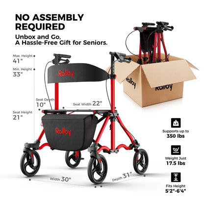 Compact Master Rollator Walker