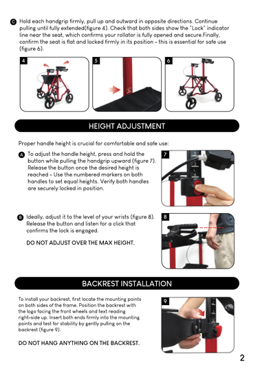 How to Use a Rollator Walker | Setup & Folding Video Guide – Rolloy