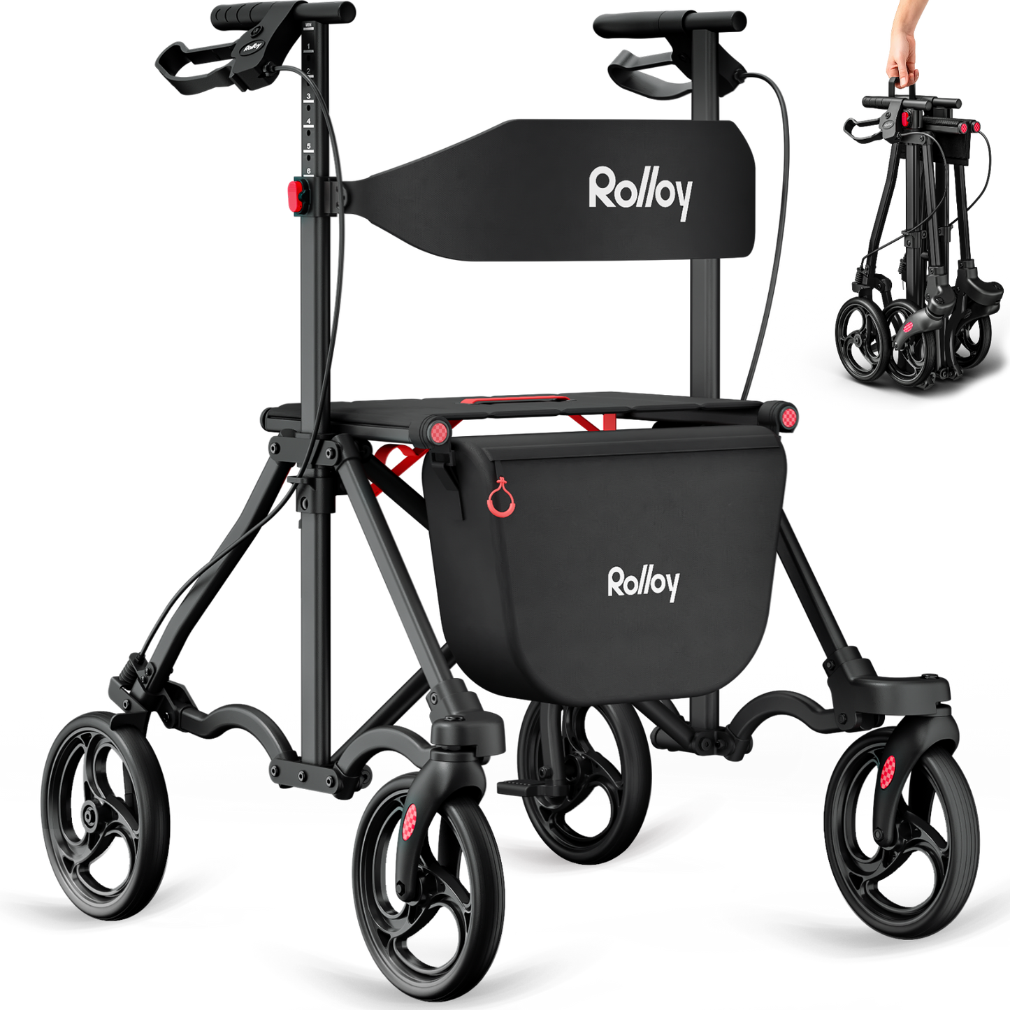 Compact Master Rollator Walker