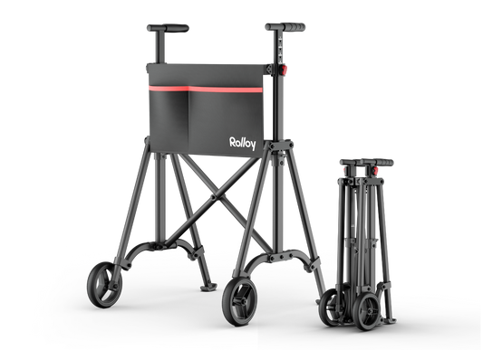 The black color 2 wheel walker