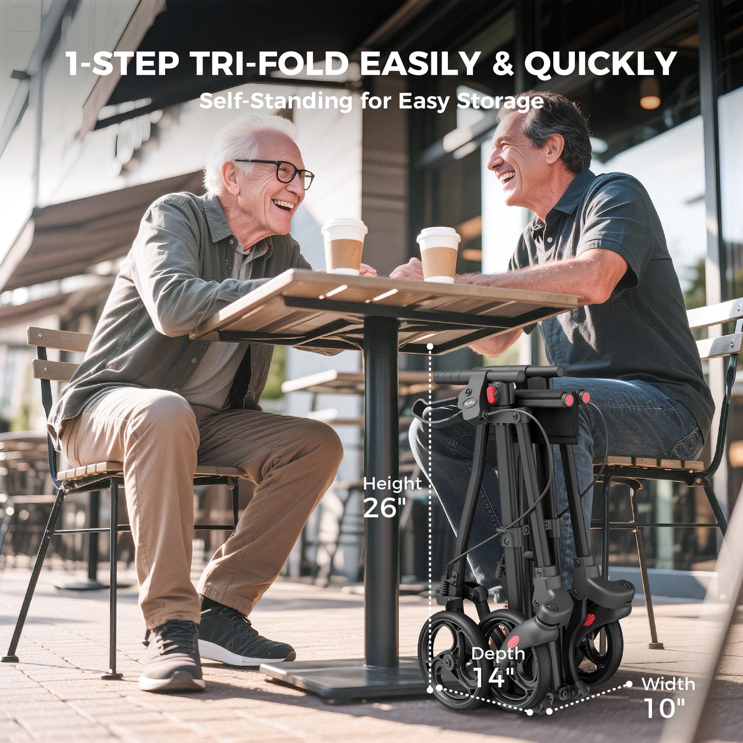 Compact Master Rollator Walker