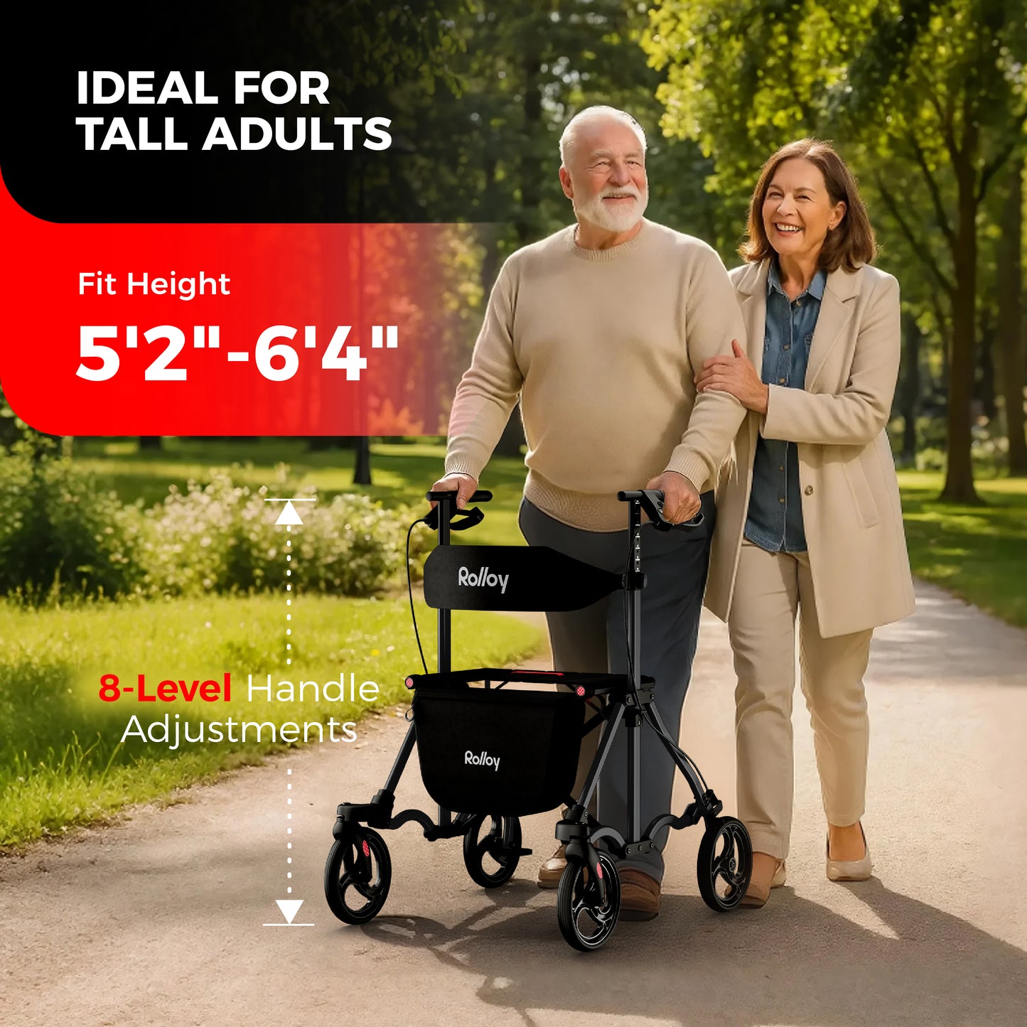 Compact Master Rollator Walker