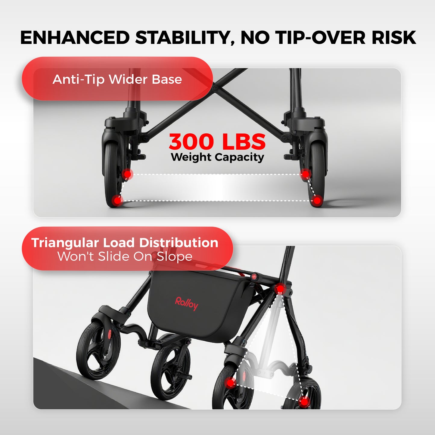 Compact Master Rollator Walker