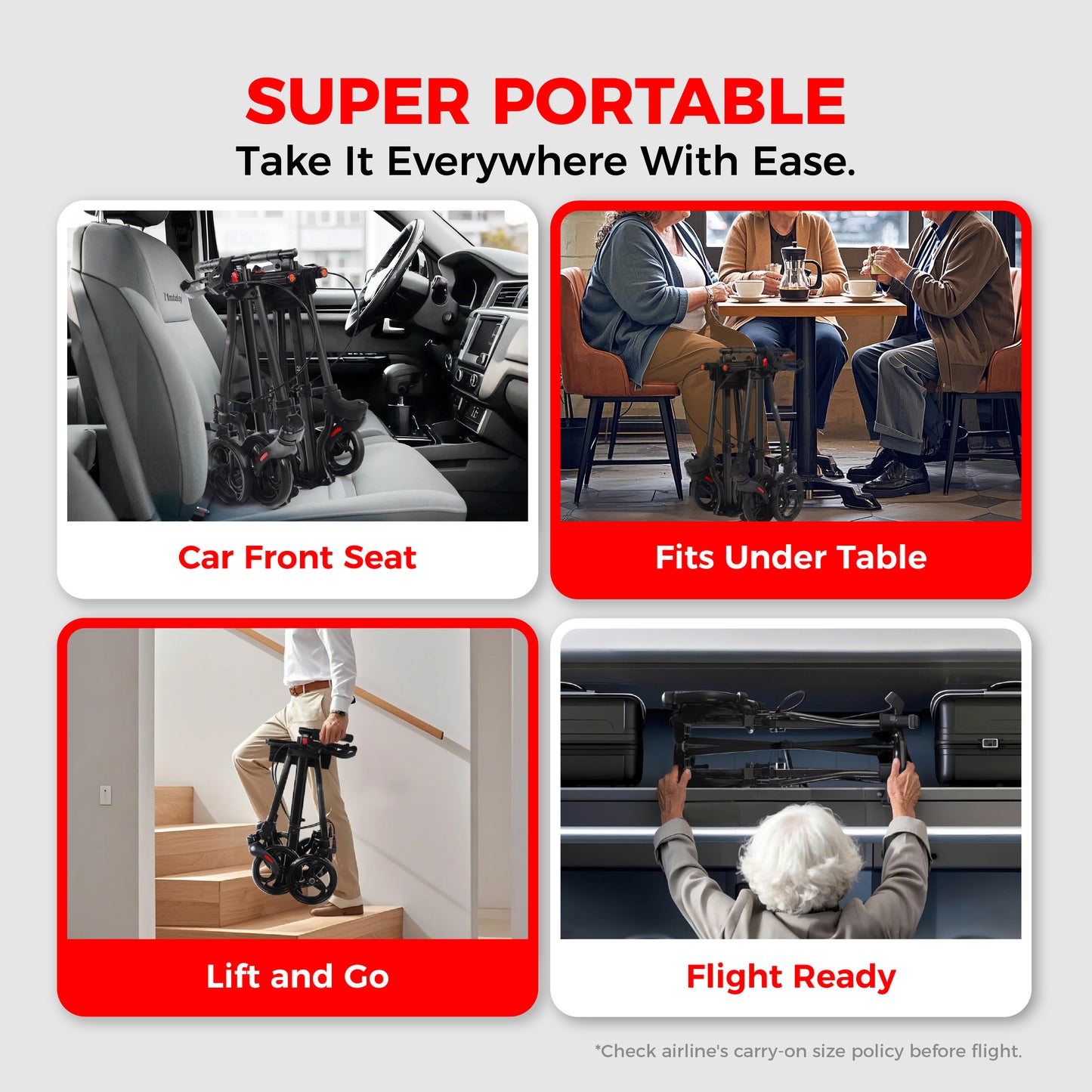 Compact Master Rollator Walker