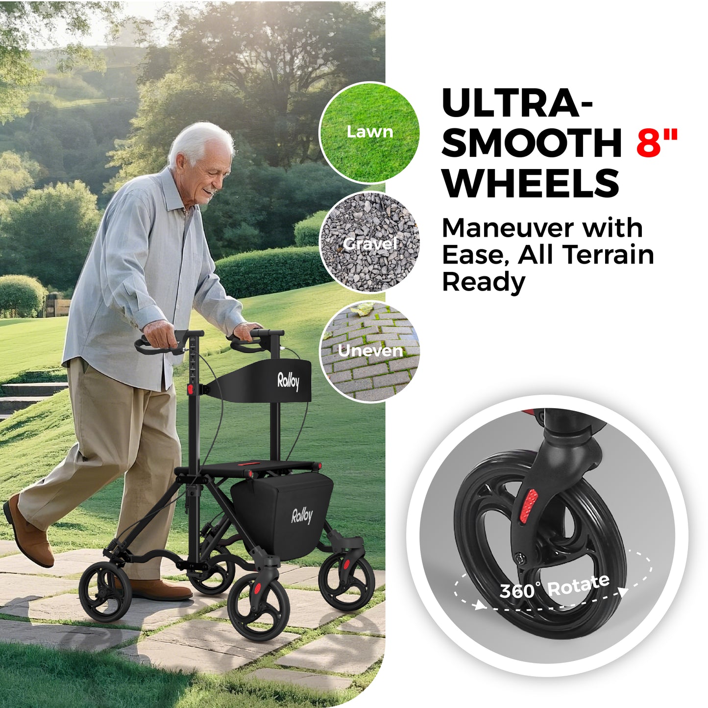 Compact Master Rollator Walker