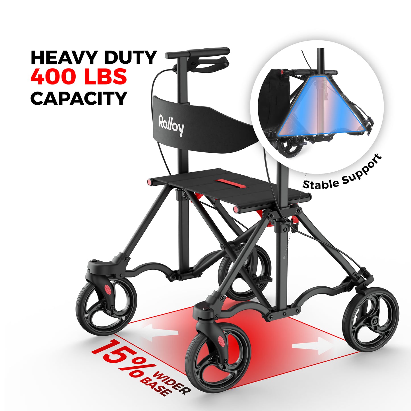 Compact Master Rollator Walker