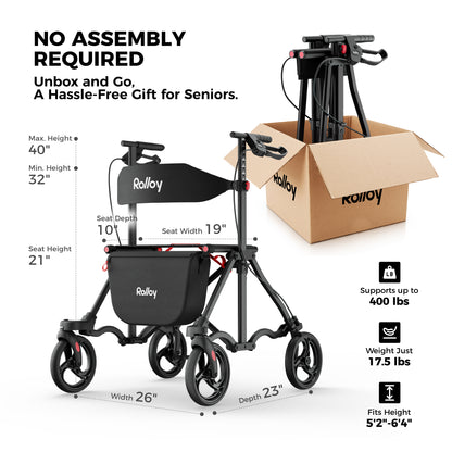 [Open-Box Sale]Compact Master Rollator Walker