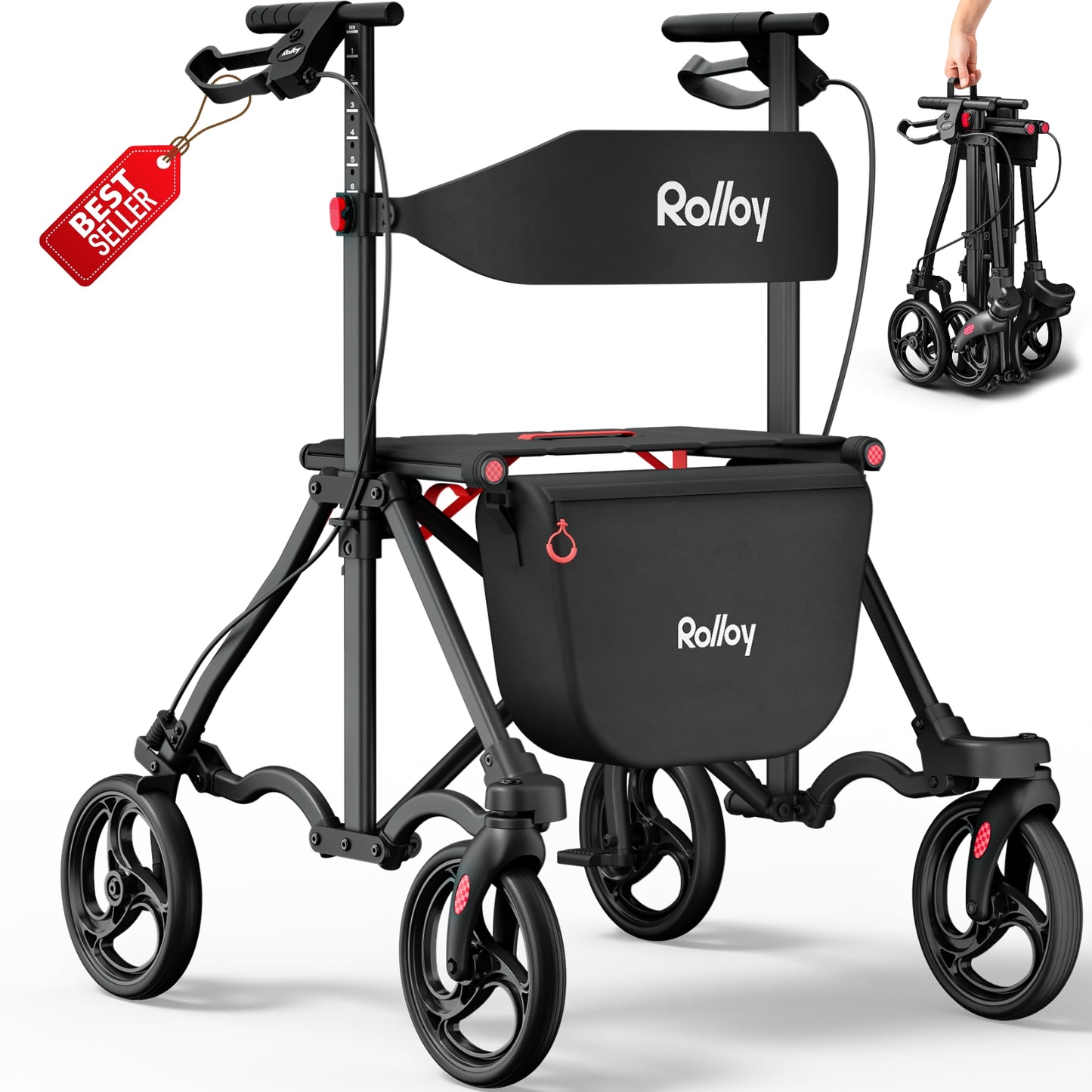Compact Master Rollator Walker