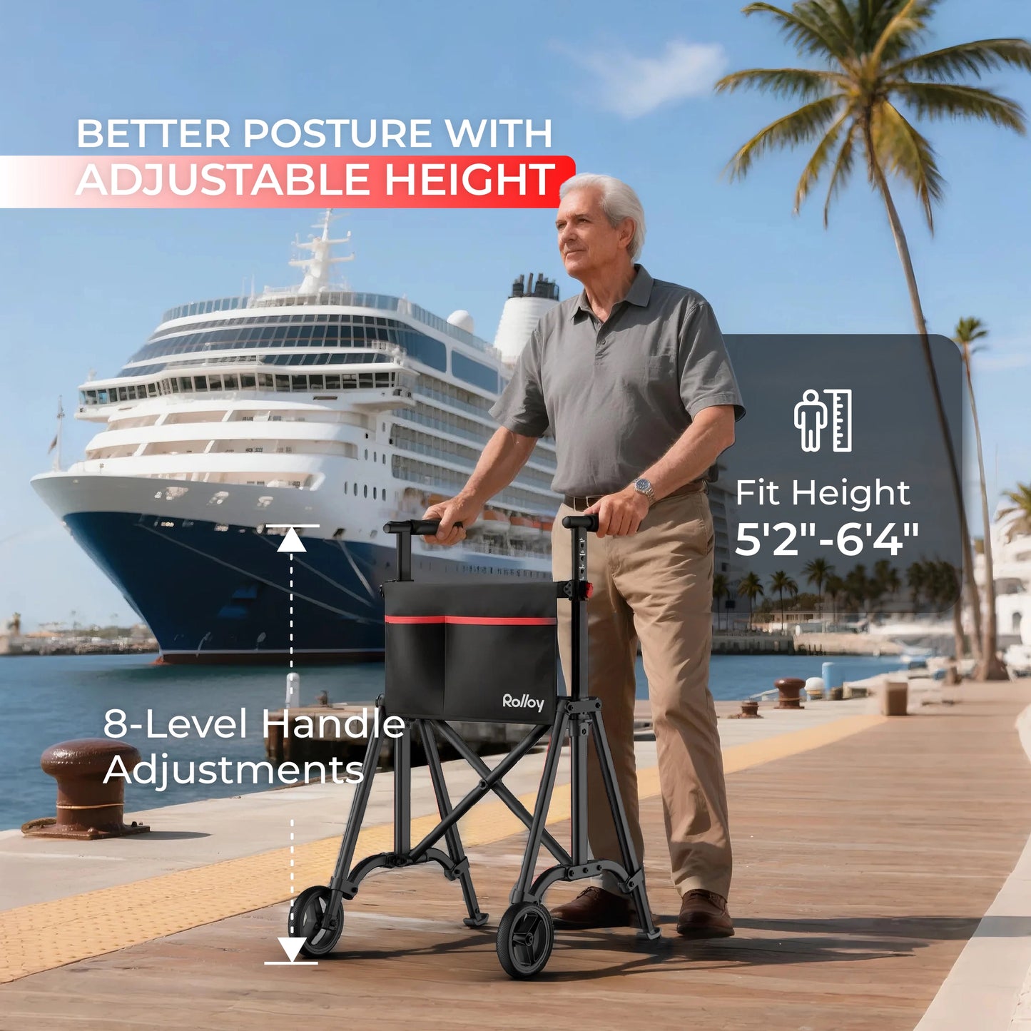 [Used Sale]Compact Master 2-Wheel Walker