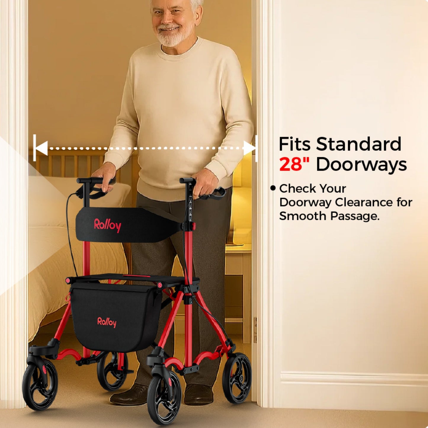 Compact Master Rollator Walker