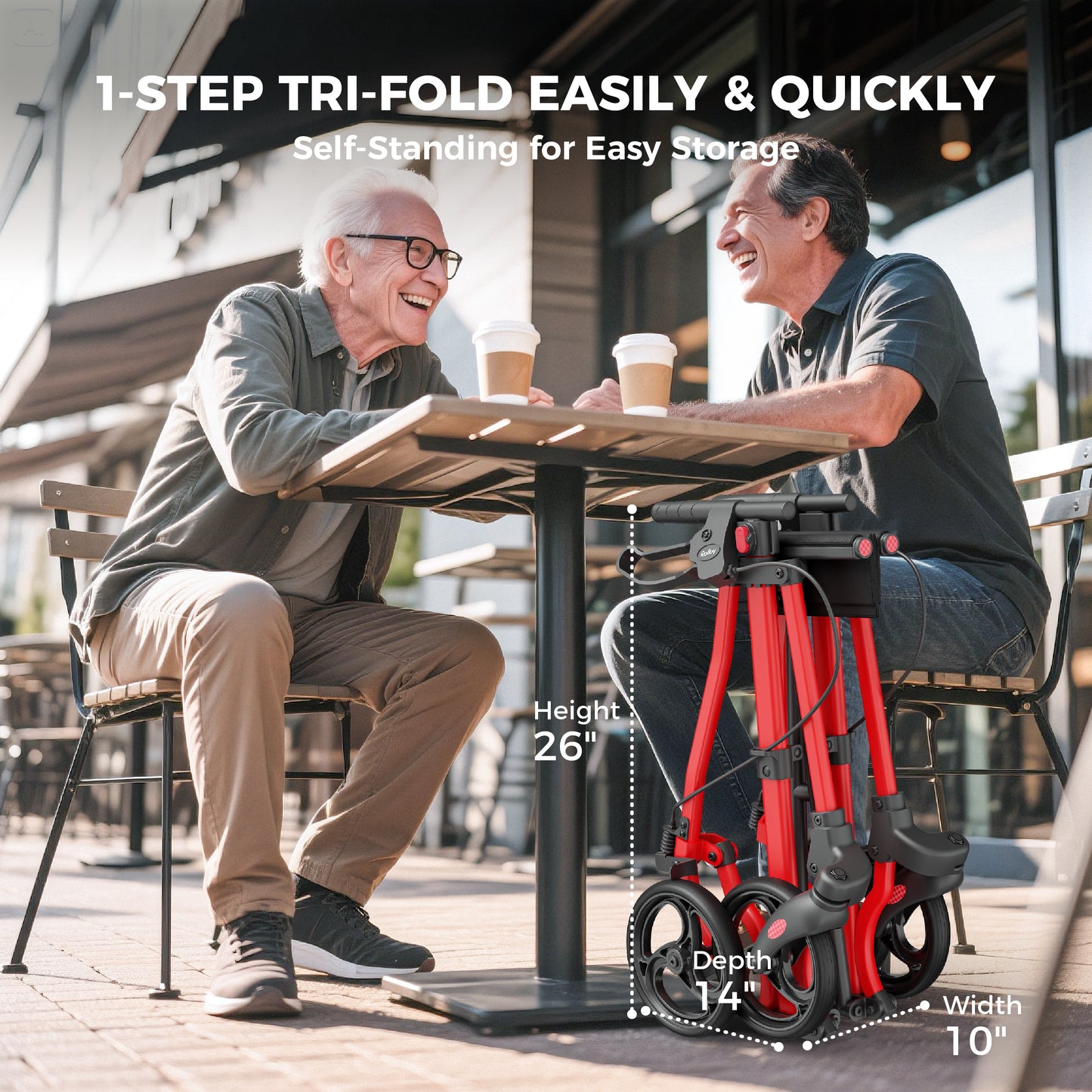 [Open-Box Sale]Compact Master Rollator Walker