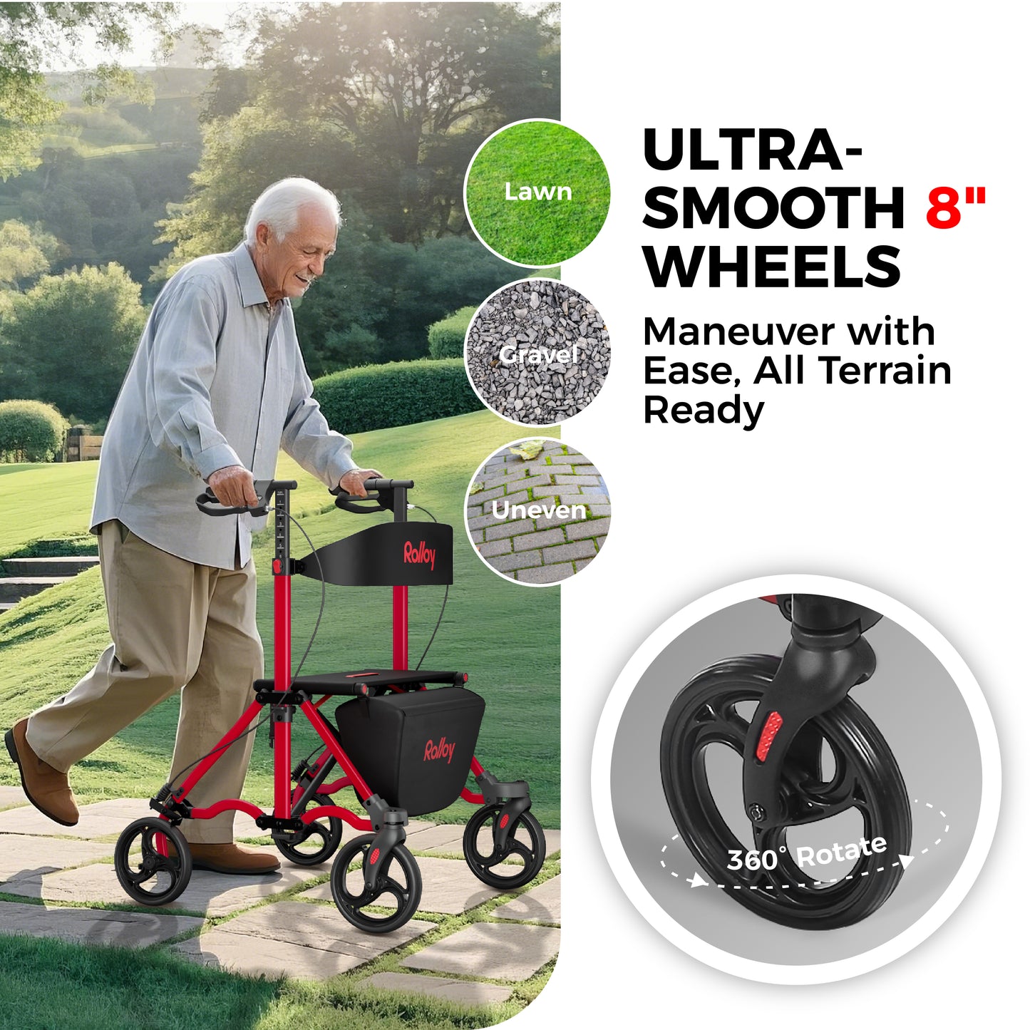 [Open-Box Sale]Compact Master Rollator Walker