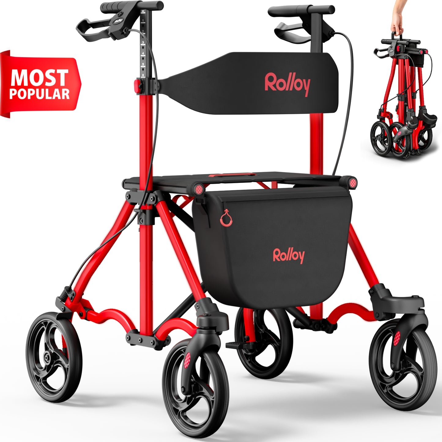 Compact Master Rollator Walker