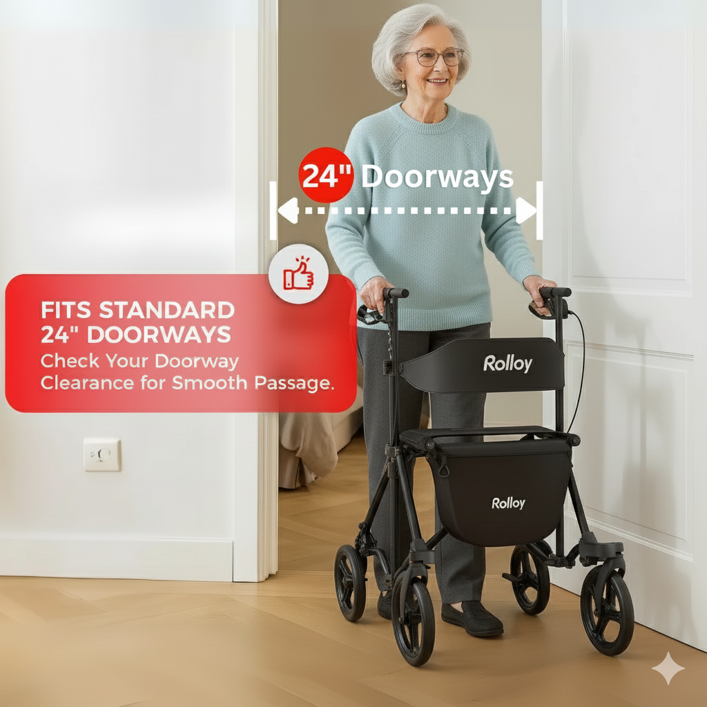 Compact Master Rollator Walker