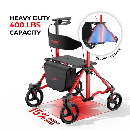 Compact Master II Rollator Walker with Seat, 2026 New Model