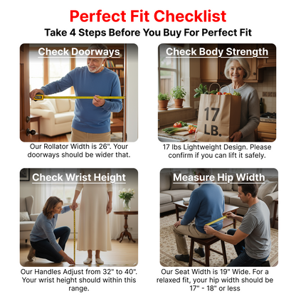 Compact Master Rollator Walker
